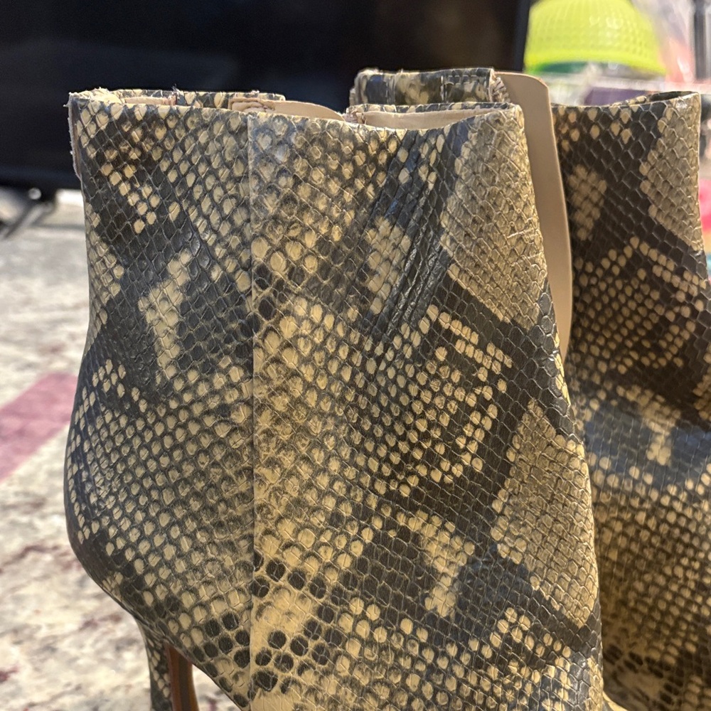 Sam Edelman Python Print Heeled Boots - image 4